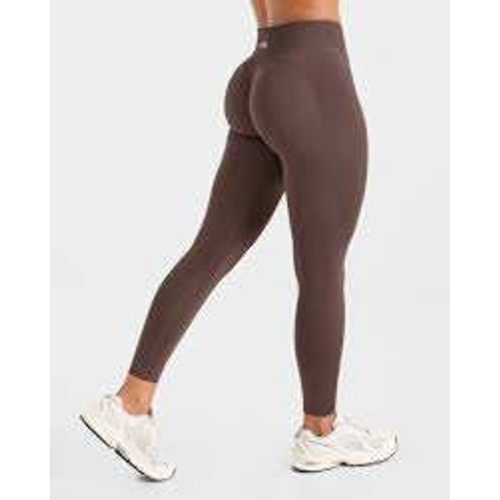AYBL Balance V2 Seamless Women Leggings Espresso Brown Scrunch Butt Yoga  Medium